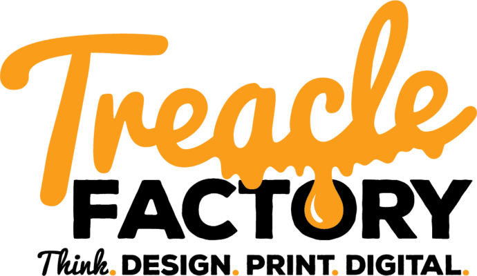 TF_Primary_Logo Treacle Factory, Think. Design. Print. Digital.