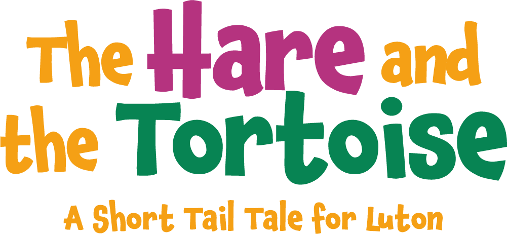 The Hare and the Tortoise Logo The Hare and the Tortoise, A short tail tale for Luton